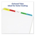 Office Jansan | Avery 11423 Index Maker 11 in. x 8.5 in. 5-Tab Traditional Color Print and Apply Clear Label Dividers - Assorted (25/Box) image number 5