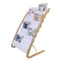 Office Furniture & Lighting | Alba DDEXPO8WBC 22.8 x 19.69 x 36.61 Literature Floor Display Rack - White/Woodgrain image number 1