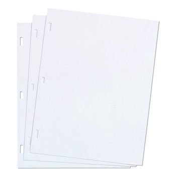 Wilson Jones 11 x 8.5 Loose Ledger Sheets for Corporation and Minute Book - White (100/Box)