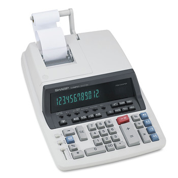 OFFICE ELECTRONICS AND BATTERIES | Sharp QS2770H 4.8 Lines/Sec 2-Color Ribbon Printing Calculator - Black/Red Print
