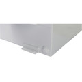 Liquid Transfer Tanks | JOBOX 488000 76 Gallon Low-Profile L-Shaped Steel Liquid Transfer Tank - White image number 7