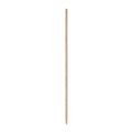 New Year New Savings! Save $25 off $150 | Boardwalk BWK124 1-1/8 in. x 54 in. Tapered End Lacquered Hardwood Broom Handle - Natural image number 0