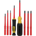 Screwdrivers | Dewalt DWHT66417 8 Piece Vinyl Grip Insulated Screwdriver Set image number 1