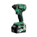 Impact Drivers | Factory Reconditioned Metabo HPT WH18DBFL2TM 18V Brushless Lithium-Ion 1/4 in. Cordless Impact Driver Kit (3 Ah/5 Ah) image number 1