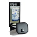 Cleaning & Janitorial Supplies | Tork 466000 4.25 in. x 4.25 in. x 11.38 in. 1 Liter Bottle 33 oz. Bottle Foam Skincare Manual Dispenser - Stainless Steel image number 8