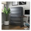  | Alera 25515 42 in. x 18.63 in. x 67.63 in. 5 Legal/Letter/A4/A5 Size Lateral File Drawers - Charcoal image number 8
