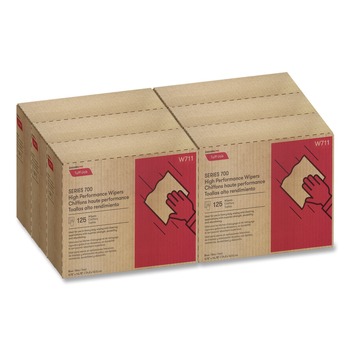 Cascades PRO 9.75 in. x 16.75 in. Tuff-Job S700 High Performance Wipers - Blue (6 Boxes/Carton)