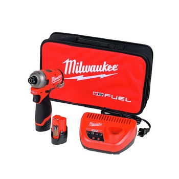  | Milwaukee 2551-22 M12 FUEL SURGE 1/4 in. Hex Hydraulic Driver Kit