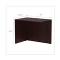  | Alera ALEVA353624MY 35 in. x 23.63 in. x 29.5 in. Valencia Series Reversible Return/Bridge Shell - Mahogany image number 5