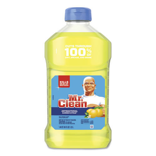 All-Purpose Cleaners | Mr. Clean 77131EA Summer Citrus Scent 45 oz. Bottle Antibacterial Multi-Surface Cleaner image number 0