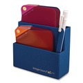 Bulk Savings Pricing 1 | Boogie Board VND02B0001 VersaNotes Desk Organizer, 3 Compartments, 4.7 x 0.4 x 2.05, Blue, Plastic image number 0