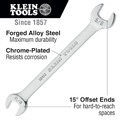 New Year New Savings! Save $25 off $150 | Klein Tools 68452 7-Piece Open-End Wrench Set image number 10
