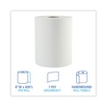 Paper Towels and Napkins | Boardwalk 8123 2 in. Core 1-Ply 8 in. x 600 ft. Hardwound Paper Towels - White (12/Carton) image number 1