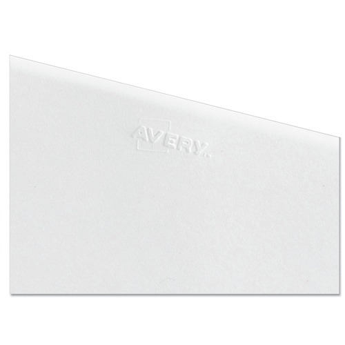 Customer Appreciation Sale - Save up to $60 off | Avery 11911 Avery-Style Legal Exhibit Side Tab Divider, Title: 1, Letter - White (25/Pack) image number 0