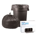Trash Bags | Boardwalk H7658SGKR01 1.1 Mil 38 in. x 58 in. 60 Gallon Extra-Extra-Heavy Can Liner - Gray (100/Carton) image number 1