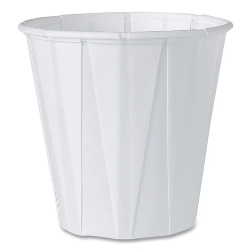  | SOLO 450-2050 3.5oz Paper Medical & Dental Treated Cups - White (100/Bag, 50 Bags/Carton) image number 0