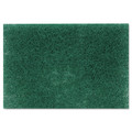 Office Jansan | Scotch-Brite PROFESSIONAL 86 6 x 9 Heavy-Duty Scouring Pad - Green (1-Dozen) image number 1