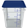 Bulk Savings Pricing 3 | Carlisle 1195507 11.13 in. x 11.13 in. x 12.58 in. 18 qt. Squares Polycarbonate Food Storage Container - Clear image number 3
