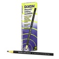 Markers | Dixon X00081 Thin Lead China Marker - Black (1-Dozen) image number 0