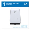 Cleaning & Janitorial Supplies | Scott 32499 1200 mL 7.3 in. x 4 in. x 11.7 in. Electronic Skin Care Dispenser - White image number 1