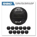 Toys | Champion Sports PRX12 Rhino Promax Elite 12 lbs. Medicine Ball - Black image number 2