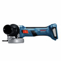 Angle Grinders | Bosch GWS18V-8B15 18V EC Brushless Lithium-Ion 4-1/2 in. Cordless Connected Angle Grinder Kit with No Lock-On Paddle Switch (4 Ah) image number 1