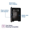 Paper Towel Holders | Tork 553028 Xpress 11.9 in. x 4 in. x 17.5 in. H2 Multifold Hand Towel Dispenser - Black image number 3