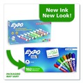 Washable Markers | EXPO 2003995A Low-Odor Chisel Tip Dry Erase Marker Office Value Pack - Assorted Colors (192/Pack) image number 7