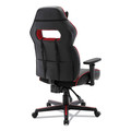 | Alera BT-51593RED 15.91 in. to 19.8 in. Seat Height Racing Style Ergonomic Gaming Chair - Black/Red image number 4