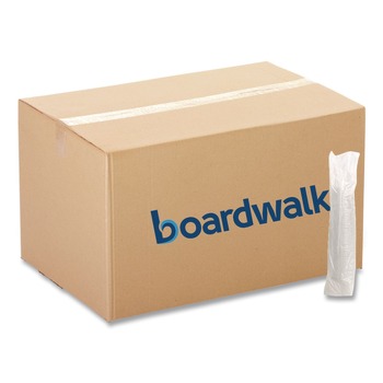 Boardwalk 9 oz. to 12 oz. Crystal-Clear Cold Cup Straw-Slot Lids - Clear (100/Pack)