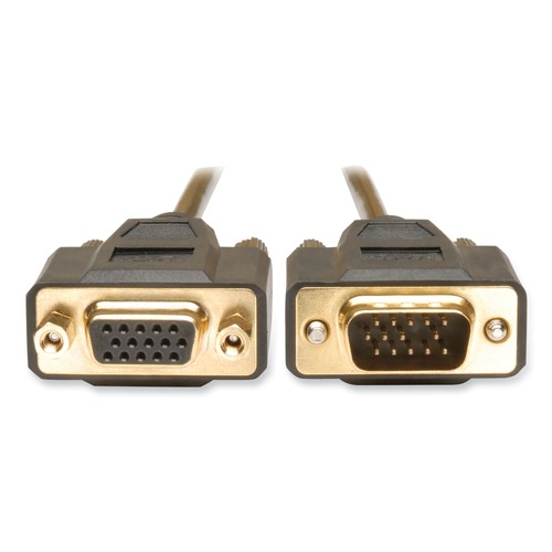 Office Electronics & Batteries | Tripp Lite P510-010 10 ft. VGA Monitor Extension Cable - Black image number 0