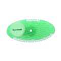 Odor Control | Boardwalk CURVP010I060M02AAS8100 Curve Solid Air Freshener - Cucumber Melon Fragrance, Green (10/Box, 6 Boxes/Carton) image number 1