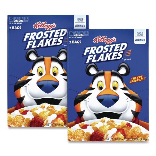 Snacks | Green Rabbit 810128791953 61.9 oz Breakfast Cereal - Frosted Flakes (2/Carton) image number 0