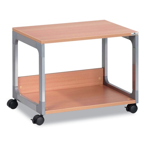 Office Carts & Stands | Durable 3710124 System 48 23.6 in. x 18.7 in. x 17 in. 2 Shelves Metal Multi-Function Trolley - Beech image number 0