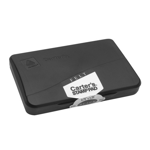 Customer Appreciation Sale - Save up to $60 off | Carter's 21081 4.25 in. x 2.75 in. Pre-Inked Felt Stamp Pad - Black image number 0