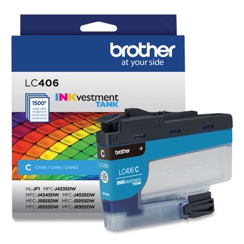 Brother INKvestment 1,500 Page-Yield Ink - Cyan