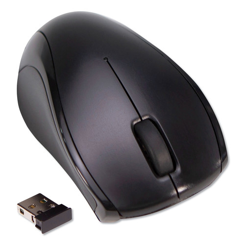 Office & Office Supplies | Innovera IVR62210 2.4 GHz Frequency/26 ft. Wireless Range Left/Right Hand Use Compact Mouse - Black image number 0
