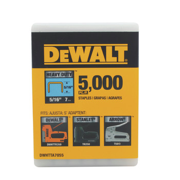 Dewalt DWHTTA7055 5/16 in. Heavy-Duty Hammer Tacker Staples (5,000-Pack)