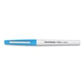 Office Jansan | Paper Mate 2125414 Bold 1.2 mm Stick Flair Felt Tip Porous Point Pen - Assorted Ink Colors White Pearl Barrel (12/Pack) image number 1