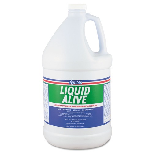 Cleaning & Janitorial Supplies | ITW Dymon 23301 Liquid Alive 1 Gallon Bottle Enzyme Producing Bacteria (4/Carton) image number 0