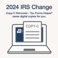 Office Jansan | Adams 22973 Fiscal Year 2024 8 in. x 5.5 in. 4-Part Carbonless 1099-DIV Tax Forms with Tax Forms Helper (24/Pack) image number 6
