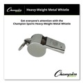 Outdoor Games | Champion Sports 401 Heavy Weight Metal Sports Whistle - Silver (1 Dozen) image number 1