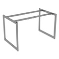 Office Desks & Workstations | Alera ALELSTB30GR Open Office Desk Series 30 in. Adjustable O-Leg Desk Base - Silver image number 2