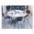  | Iceberg 64111 Rough n Ready 17.5 in. Seat Height Supports Up to 500 lbs. Stack Chair - Black Seat/Back/Base (4/Carton) image number 3