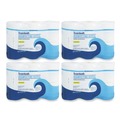 Cleaning & Janitorial Supplies | Boardwalk BWK455W753CT 7 in. x 8 in. Disinfecting Wipes - Lemon Scent (75/Canister, 12 Canisters/Carton) image number 0