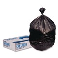 Trash Bags | Boardwalk Z8048WKKR01 40 in. x 48 in. 45 gal. 22 mic High-Density Can Liners - Black (150/Carton) image number 3