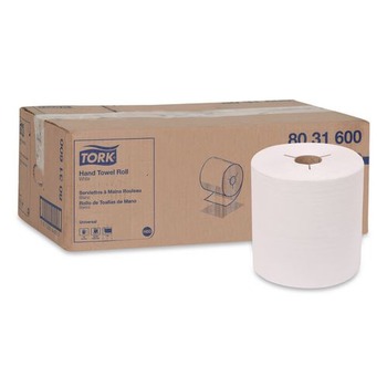 Tork 7.5 in. x 630 ft. Universal Notched Hand Towel Roll - White (6 Rolls/Carton)