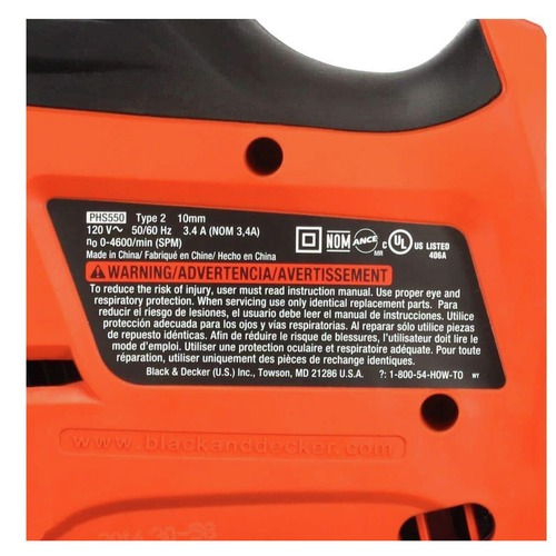 Black and Decker Powered Handsaw with Storage Bag PHS550B from Black and  Decker - Acme Tools