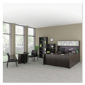 Office Filing Cabinets & Shelves | Alera ALEVA638232ES Valencia Series 6-Shelf 31-3/4 in. x 14 in. x 80-1/4 in. Bookcase - Espresso image number 1