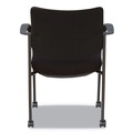  | Alera ALEIV4317A IV Series 24.8 in. x 22.83 in. x 32.28 in. Fabric Back/Seat Guest Chairs - Black (2/Carton) image number 6